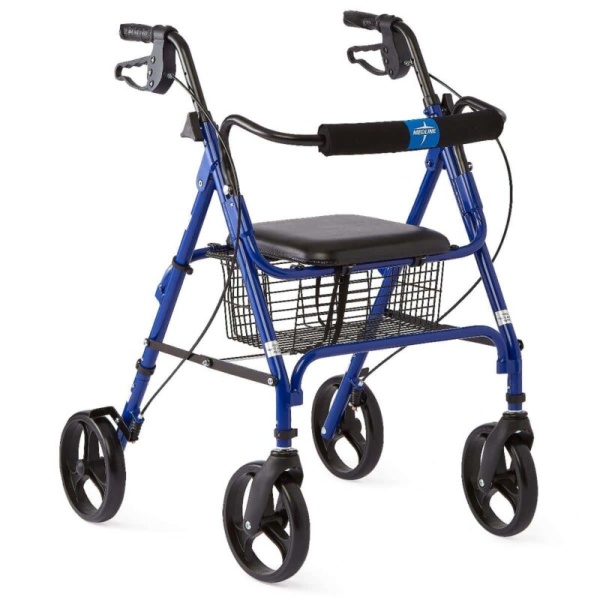 WALKER/ROLLATOR,MEDLINE,BLUE,FOLDING