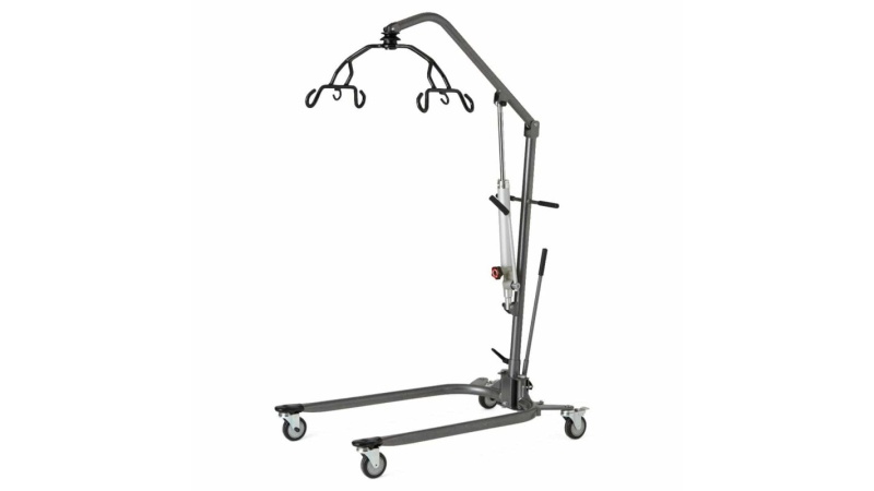 Manual hydraulic patient lift