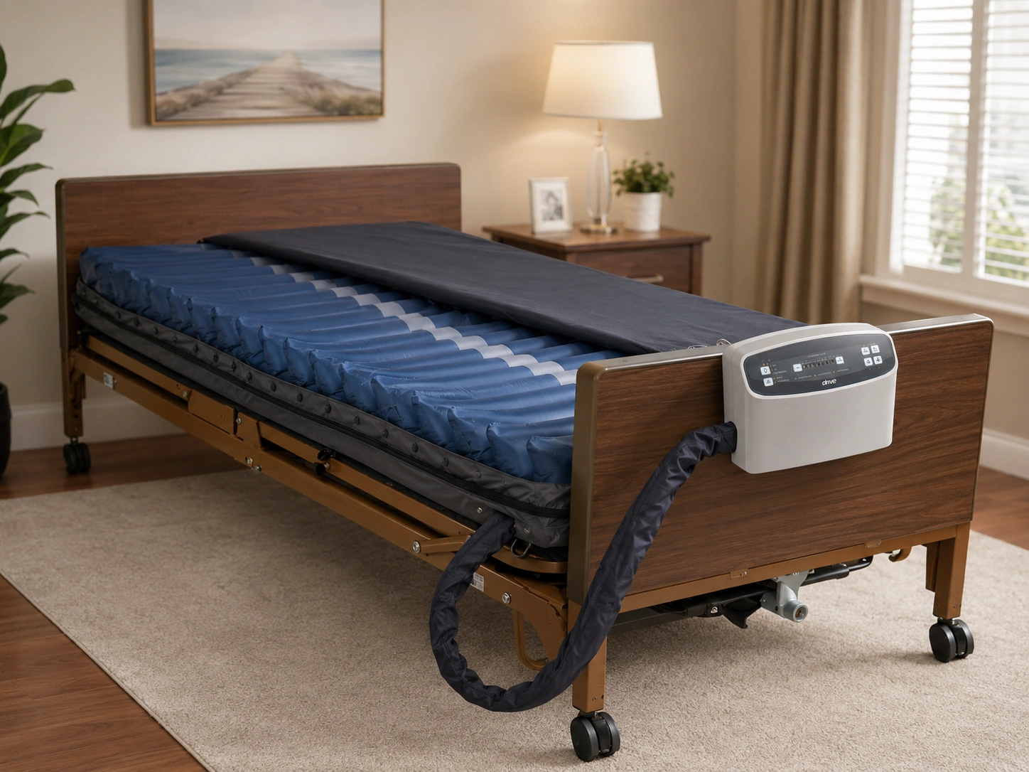 Pre-owned hospital bed air mattress for home care