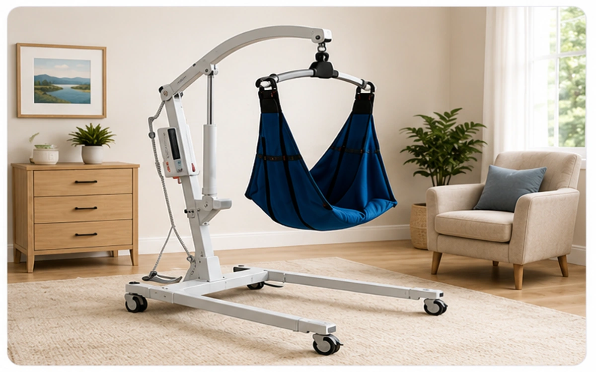 Transfer equipment rental including patient lifts and sit-to-stand lifts