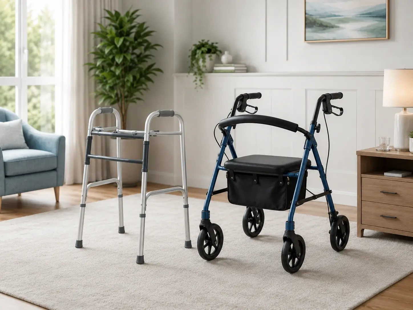 Walker and rollator rental for safer daily mobility