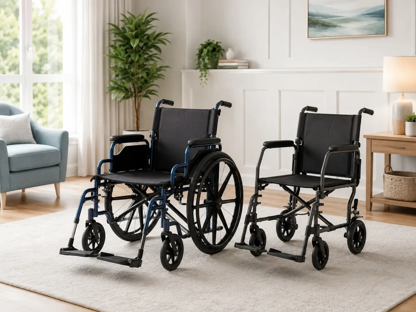 Wheelchair and transport chair rental for temporary mobility