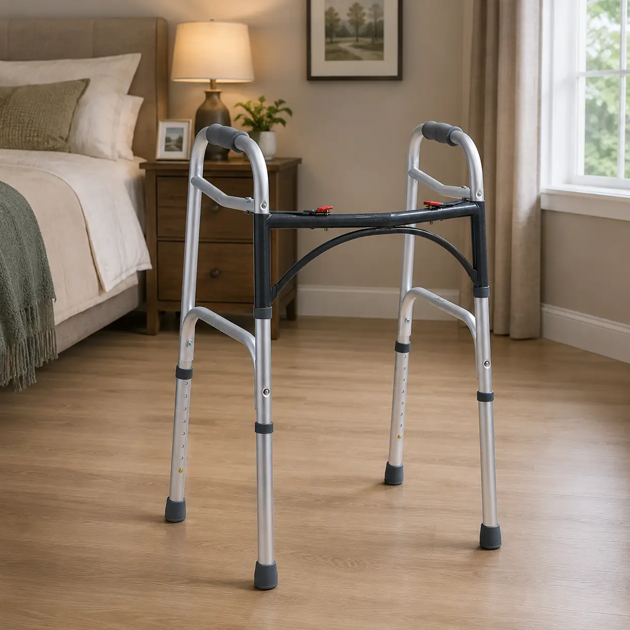 Pre-owned aluminum walker
