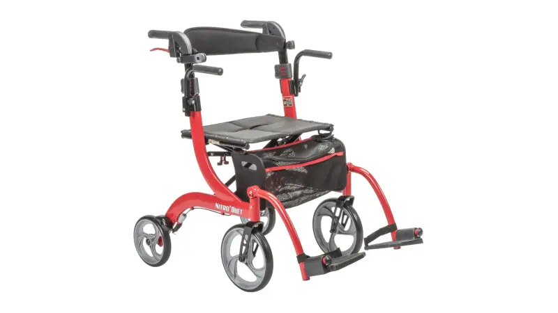 Drive Nitro Duet Rollator and Transport Chair