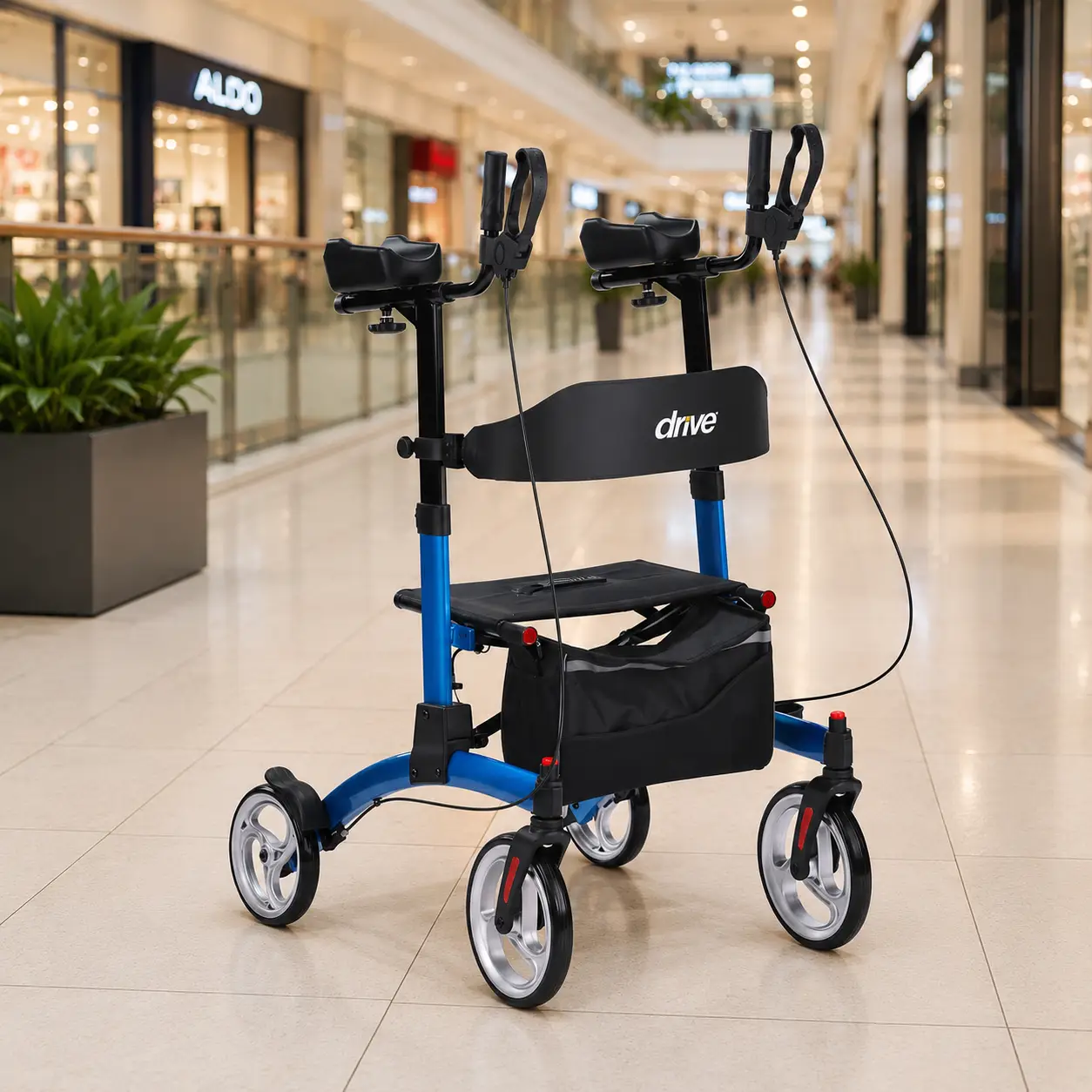 Pre-owned rollator walker