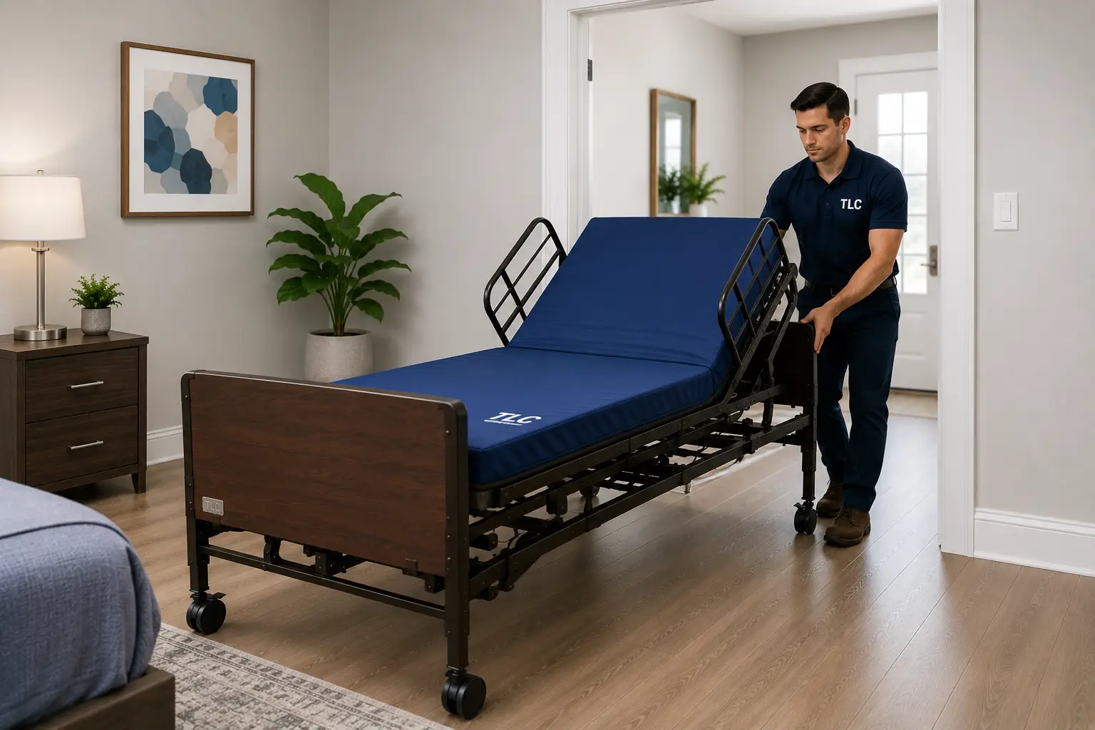 Hospital bed relocation service