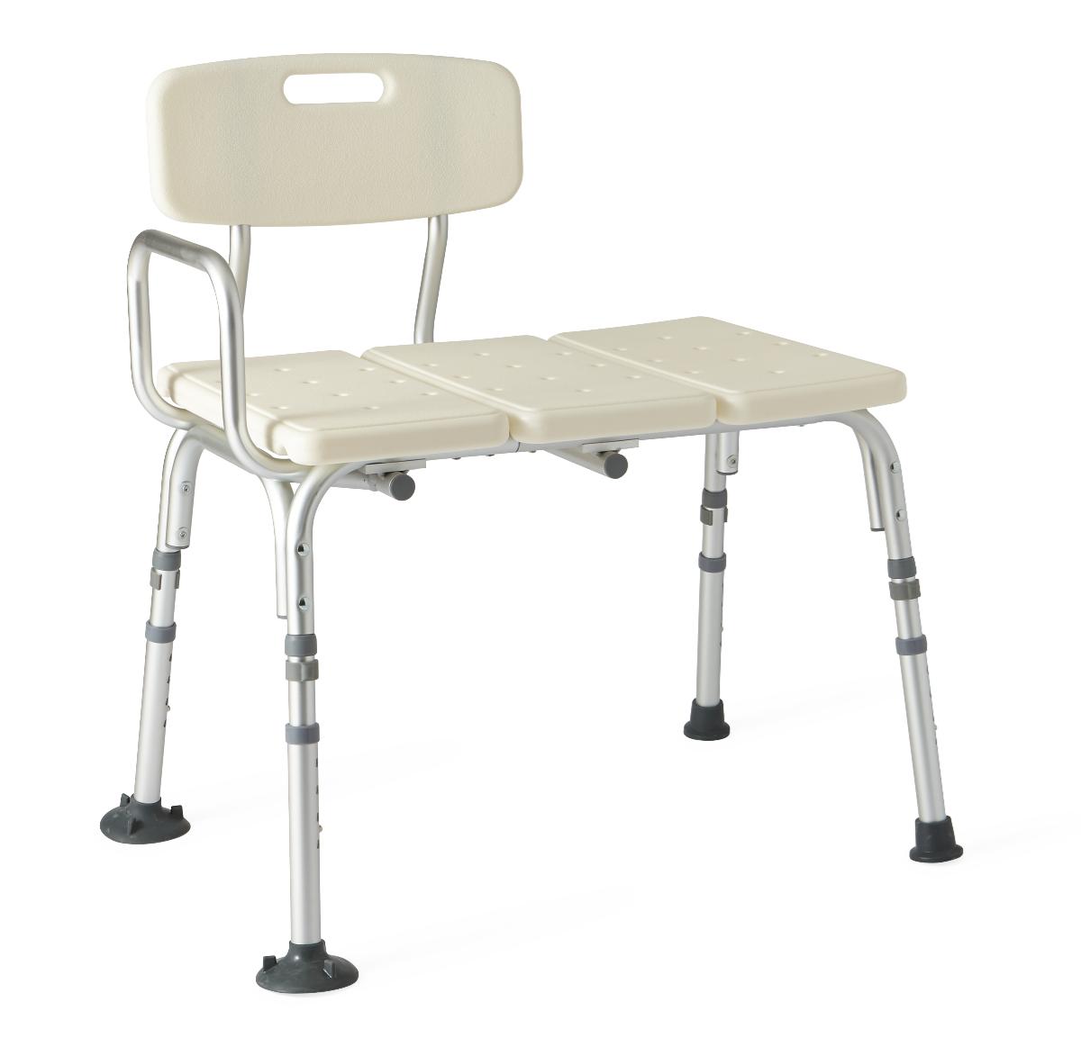 Transfer bench with back TLC Home Mobility