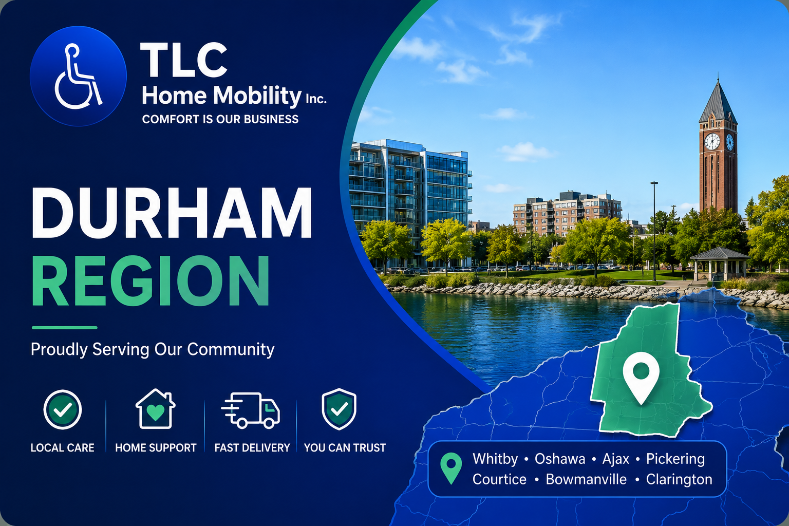 TLC service areas image for Durham Region